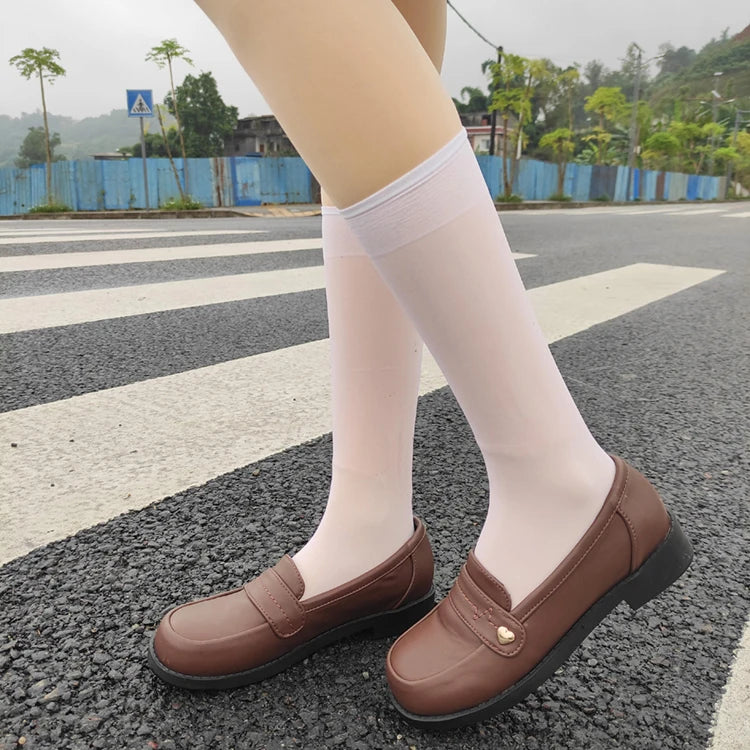 Soufree  -  Lolita student uniform shoes jk uniform shoes leather shoes shallow mouth  kawaii girl cosplay shoes comfortable women shoes cos