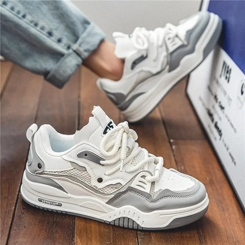 Soufree  -  New Fashion Men's Personalized Vulcanized Shoes New Men's Casual Fashion Comfortable Versatile Sports Shoes Men's Size 44