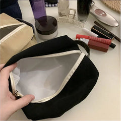 Soufree  -  1 Pc Korean Style Women Cosmetic Organizer Bags for Makeup Travel Canvas Make Up Case Pouch Small Large Tote Makeup Kit Pouch