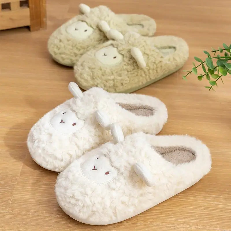 Soufree  -  New Autumn Winter Women Men Slippers Bottom Soft insole Home Shoes Thick Slipper Indoor Non-slip Slides Comfortable Footwear