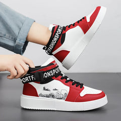 Soufree  -  New Anime Shoes Sneakers Men Vulcanized Shoes Fashion Hip Hop Sneakers for Men High Top Casual Shoes  Basketball Shoes