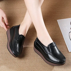 Soufree  -  unique shoes Women Flats Platform Shoes Print Hollow Sandals  Spring Summer Casual Walking Shoes Designer New Wedge Breathable Sneakers