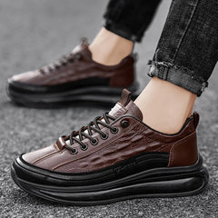 Soufree  -  Handmade Casual Leather Men Shoes Breathable Sneaker Driving Loafers Shoes Men Hot Sale Moccasins Wallking Sneakers Shoes