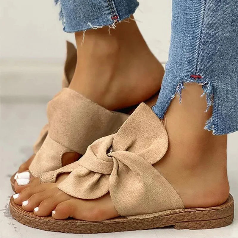 Soufree  -  Women Sandals Casual Summer Sandals Flat Shoes Female Summer Shoes for Women Flip Flop Chaussure Femme Beach Slippers Women