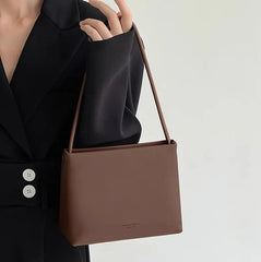 Soufree  -  Korean Version Black Underarm Bag New Women's Minimalism Elegant Small Square Bag Fashion Commuter Texture Shoulder Bags