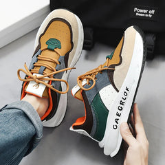 Soufree  -  New Men's Thick Sports Shoes, Sports Shoes, Breathable Running Shoes Fashionable Casual and Versatile Outdoor Sports Shoes