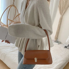 Soufree  -  Underarm Bag Women's Bag French Niche Bag Western Style New Trendy Fashion Portable All-match Ins Shoulder Bag Handbags