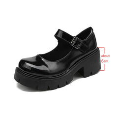 Soufree  -  Shoes Women heels mary janes platform Lolita shoes on heels Pumps Women's Japanese Style Vintage Girls High Heel shoes for women