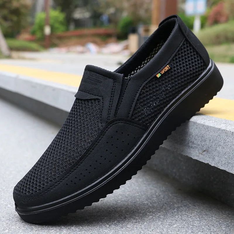 Soufree  -  Comfortable Men Casual Shoes Breathable Mesh Summer Men Shoes New Non-slip Lightweight Shoes for Men