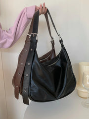 Soufree  -  Innovative Mini Bolsos Purse And Handbags Mixture Versatile Vintage Tote Bag Simple Atumn And Winter New Vertical Box Shaped bag