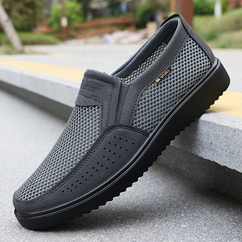 Soufree  -  Comfortable Men Casual Shoes Breathable Mesh Summer Men Shoes New Non-slip Lightweight Shoes for Men