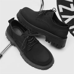 Soufree  -  Luxury Business Black Oxford Leather Shoes Men Breathable Rubber Formal Dress Shoes Male Office Wedding Flats Footwear Mocassin