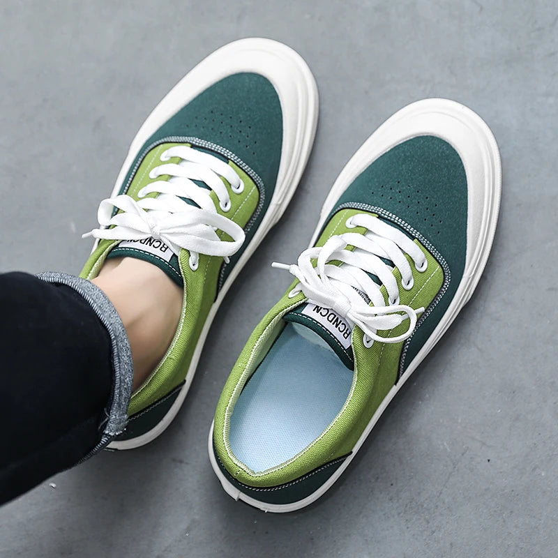 Soufree  -  New Lightweight and Compact Men's Casual Canvas Shoes, Fashionable and Versatile Men's Low Cut Sports Board Shoes