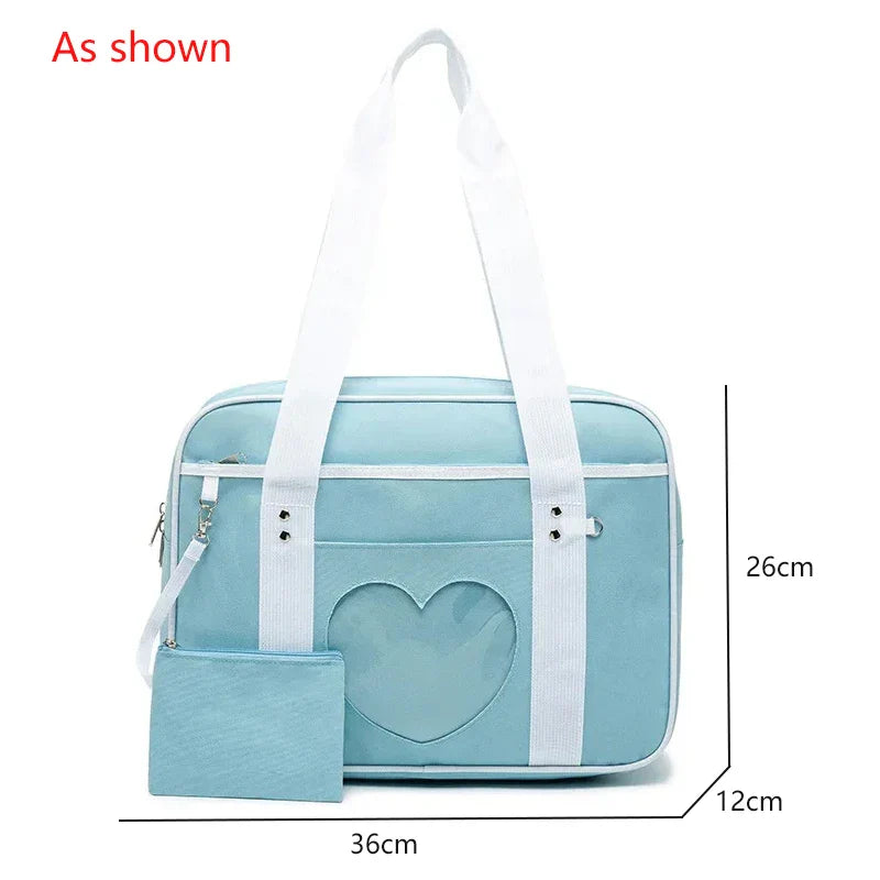 Soufree  -  designer bags Japanese Preppy Style Shoulder Bag Women PU Leather JK Uniform Bag Girls Handbags Pure Color Crossbody Bags Itabag Tote Bolso