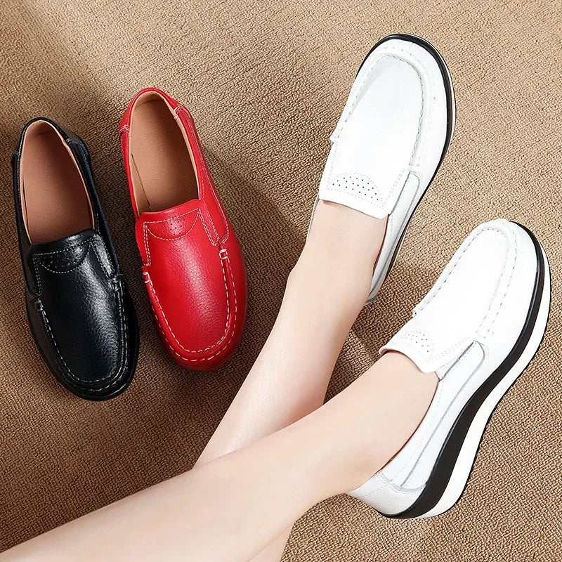 Soufree  -  unique shoes Women Flats Platform Shoes Print Hollow Sandals  Spring Summer Casual Walking Shoes Designer New Wedge Breathable Sneakers