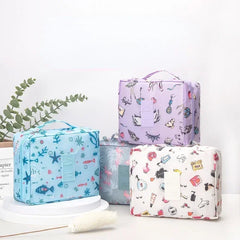 Soufree  -  Outdoor Girl Large Makeup Bag for Women Cosmetic Bag Travel Wash Toiletries Organizer Waterproof Female Storage Make Up Cases