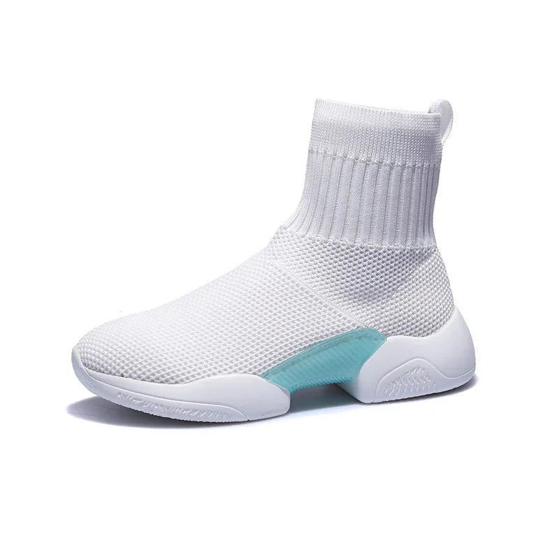 Soufree  -  Women Sneakers High Top Ventilate Women's Sports Shoes High Flexibility Running Walking Casual Sneaker Tennis Female Woman