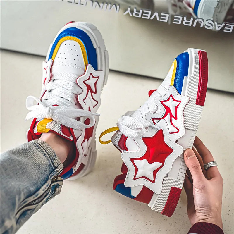 Soufree  -  High Quality Personalized Celebrity Shoes, Low Top Men's Shoes, Fashionable New Thick Soles, New Sports Shoes  Height Increasing