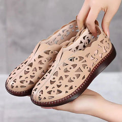 Soufree  -  Sandals Comfortable Platform Women Casual Slippers Embroider Breathable Colorful Ethnic Flat Outdoor Beach Sandalias Mujer