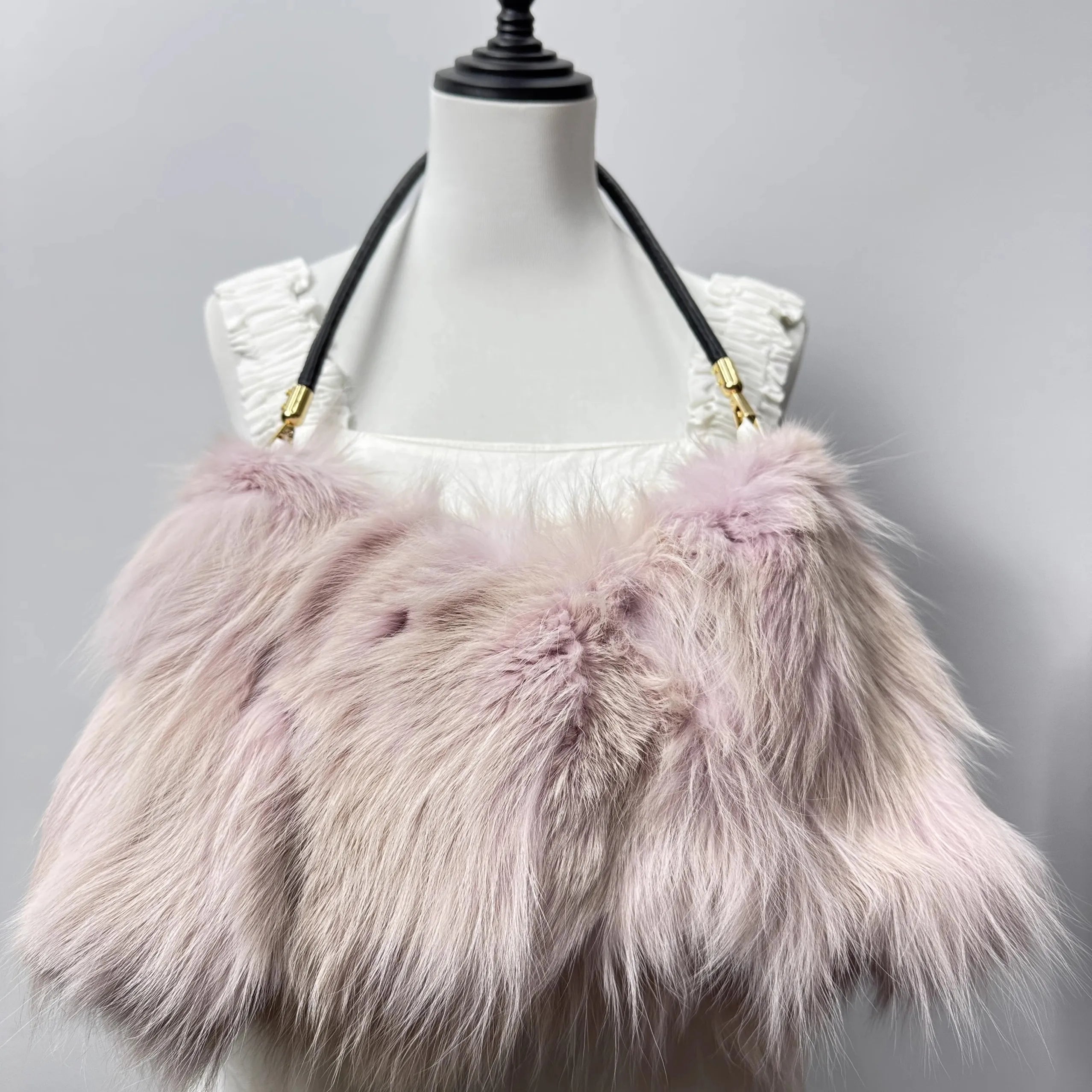 Soufree  -  Winter Fox Fur Bag Women's  Bag Fashion  Handbag Ladies Bags Purses Women Shoulder Bag Real Silver Fox Fur Messenger Bags