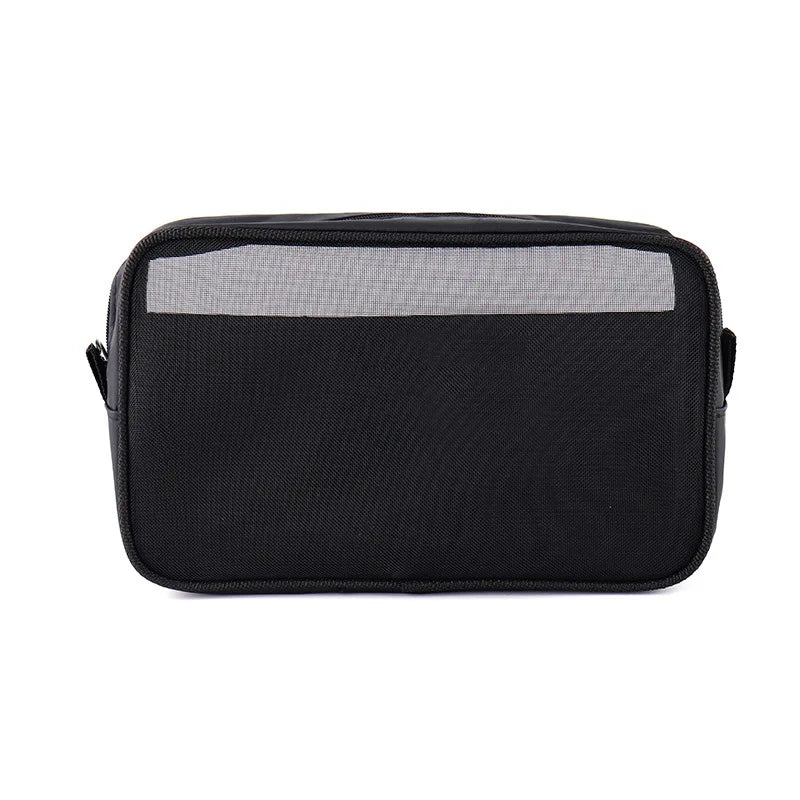 Soufree  -  1PCS Transparent Large Capacity Cosmetic Bag Small Travel Black Mesh Simple Makup Bags Girl Storage Toiletry Wash Lipstick Cases