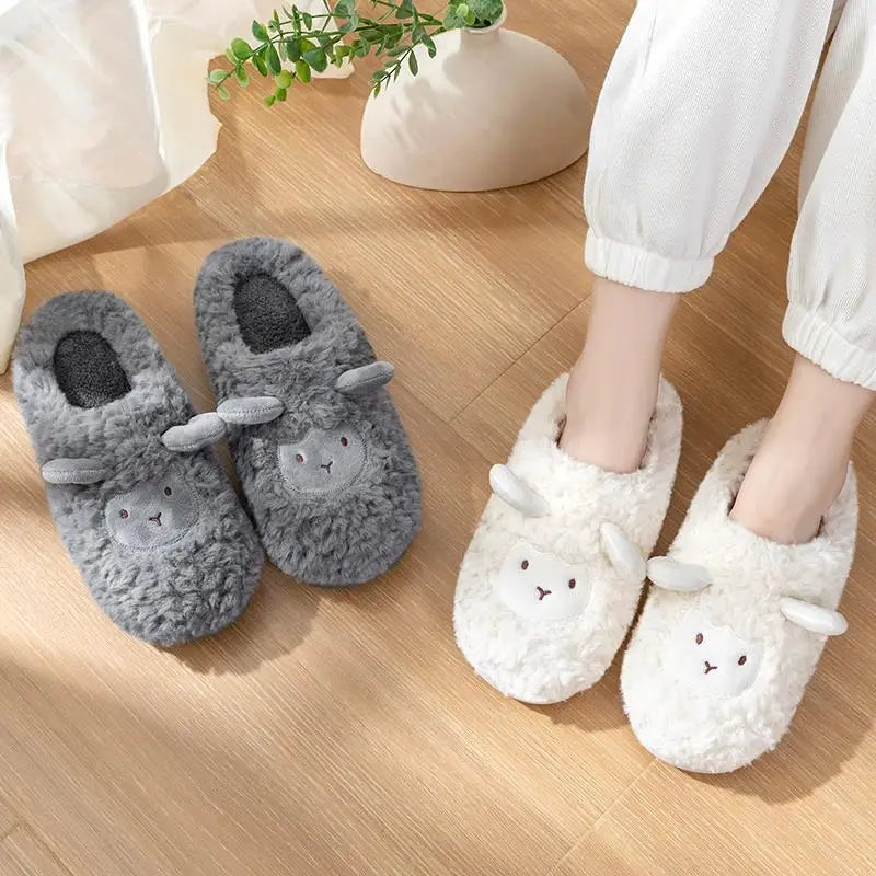 Soufree  -  New Autumn Winter Women Men Slippers Bottom Soft insole Home Shoes Thick Slipper Indoor Non-slip Slides Comfortable Footwear