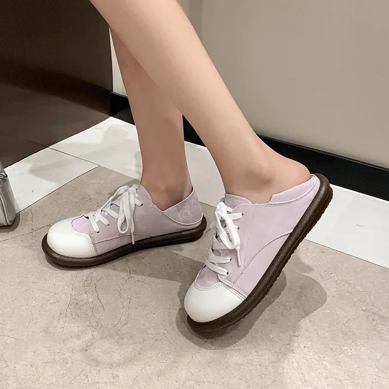 Soufree  -  Women Canvas Flat Shoes Summer New Fashion Breathable Canvas Women Non Slip White Soft Casual Sports Shoes Zapatos De Mujer