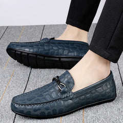 Soufree  -  Designer Luxury Mens Wedding Dress Loafers Brand Business Casual Moccasin Genuine Leather Driving Formal Suit Shoes for Men