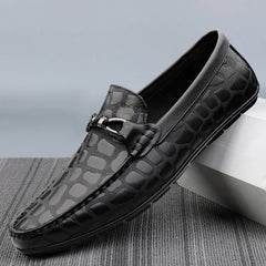 Soufree  -  Designer Luxury Mens Wedding Dress Loafers Brand Business Casual Moccasin Genuine Leather Driving Formal Suit Shoes for Men