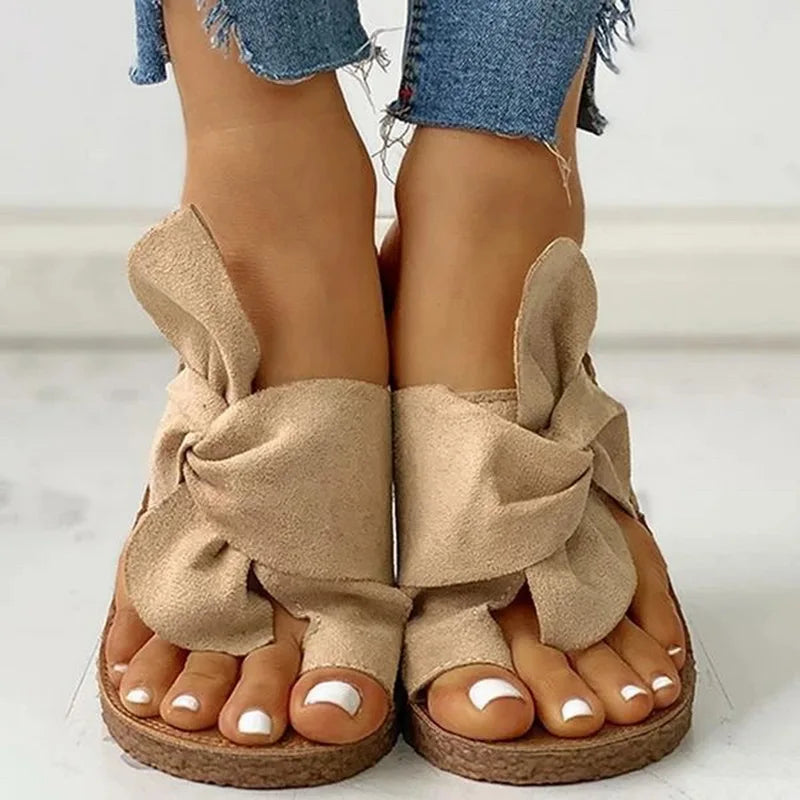 Soufree  -  Casual Sandals Women Wedges Sandals Ankle Buckle Open Toe Fish Mouth Platform Swing Summer Women Shoes Fashion